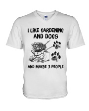 I Like Gardening And Dogs And Maybe 3 People Shirt - Shirt For Gardening And Dog Lovers-Sweatshirt Hoodie Long Sleeve Tank Top Available-Size S To 6XL V-Neck T-Shirt tile