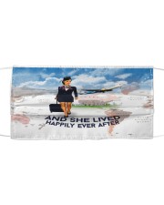 And She Lived Happily Ever After Face Mark - Face Mask For Flight Attendant - Flight Attendant Cloth face mask front