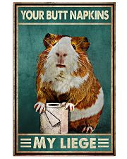 Your Butt Napkins My Liege Poster - Hamster And Paper Funny Toilet Poster - Bathroom Wall Art Decor - No Frame Full Size 11''x17'' 16''x24'' 24''x36'' 11x17 Poster front