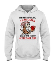 I'm Multitasking I Can Listen Ignore And Forget At The Same Time Shirt - Sweatshirt Hoodie Long Sleeve Tank Top T-shirt Available - Size S To 6XL Hooded Sweatshirt tile