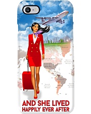 And She Lived Happily Ever After Phone Case - Phone Case For Flight Attendants - Flight Attendant Phone Case i-phone-8-case