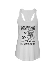 Some Girls Love Baking And Dogs It's Me I'm Some Girls Shirt - Shirt For Dog And Baking Lovers - Dog And Baking Lover Birthday Xmas Gift-Size S To 6XL Ladies Flowy Tank tile