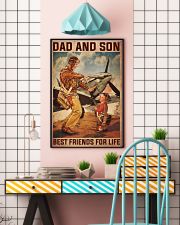 Dad And Son Best Friends For Life Poster - Pilot And Son Poster - Home Decor - No Frame Full Size 11''x17'' 16''x24'' 24''x36'' - Wall Art 11x17 Poster lifestyle-poster-6