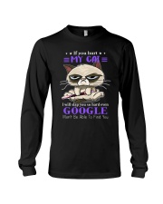 If You Hurt My Cat I Will Slap You So Hard Even Google Won't Be Able To Find You Shirt - Size S To 6XL Long Sleeve Tee tile