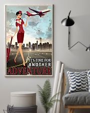 It's Time For Another Adventure Poster - Flight Attendant And Airplane Vintage Art Poster - Wall Art Decor - No Frame 11x17 Poster lifestyle-poster-1