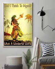 And I Think To Myself What A Wonderful World Poster - Home Decor - Wall Art - No Frame - Full Size 11x17 16x24 24x36 Inches 11x17 Poster lifestyle-poster-1