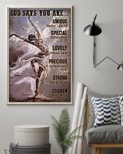 God Says You Are Unique Special Lovely Precious Strong Chosen Poster - Girl Dancing Vintage Art Picture - Poster For Dancers - No Frame 11x17 Poster lifestyle-poster-1