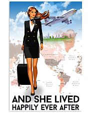And She Lived Happily Ever After Poster - Poster For Flight Attendants - Home Decor - No Frame Full Size 11x17 16x24 24x36 Inches 11x17 Poster front