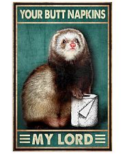 Your Butt Napkins My Lord Poster - Otter And Paper Funny Toilet Poster - Bathroom Decor - Wall Art - No Frame Full Size 11x17 16x24 24x36 Inches 11x17 Poster front