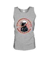 Never Underestimate An Old Man Who Is Also A Biker Shirt - Shirt For Motorcycle Riders - Biker Shirt-Motorbike Rider Birthday Xmas Gift-Size S To 6XL Unisex Tank tile
