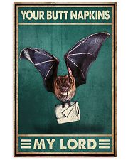 Your Butt Napkins My Lord Poster - Bat And Paper Funny Toilet Poster - Bathroom Wall Art Decor - No Frame Full Size 11''x17'' 16''x24'' 24''x36'' 11x17 Poster front