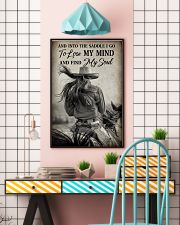 And Into The Saddle I Go To Lose My Mind And Find My Soul Poster - Poster For Horse Riders - Cowgirl Poster - Home Decor - Wall Art - No Frame 11x17 Poster lifestyle-poster-6
