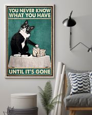 You Never Know What You Have Until It's Gone Poster - Cat And Paper Funny Toilet Poster - Bathroom Decor - No Frame Full Size 11x17 16x24 24x36 Inches 11x17 Poster lifestyle-poster-1
