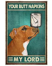 Your Butt Napkins My Lord Poster - Dog And Paper Funny Toilet Poster - Bathroom Wall Art Decor - No Frame Full Size 11''x17'' 16''x24'' 24''x36'' 11x17 Poster front