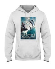 Everything Will Kill You So Choose Something Fun Shirt - Shirt For Fishing Lovers - Fisher Man Vintage Art Hooded Sweatshirt tile