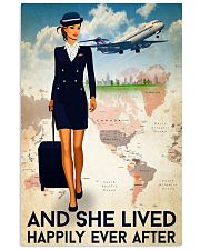 And She Lived Happily Ever After Poster - Poster For Flight Attendants - Flight Attendant Birthday Xmas Gift - Home Decor - Wall Art - No Frame 11x17 Poster front