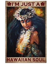 I'm Just A Hawaiian Soul Poster - Hawaiian Girl Vintage Retro Art Picture - Wall Art Decor - No Frame Full Size 11''x17'' 16''x24'' 24''x36'' 11x17 Poster front