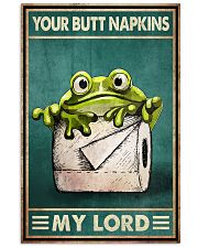 Your Butt Napkins My Lord Poster - Frog And Paper Funny Toilet Poster - Bathroom Wall Art Decor - No Frame Full Size 11''x17'' 16''x24'' 24''x36'' 11x17 Poster front