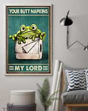 Your Butt Napkins My Lord Poster - Frog And Paper Funny Toilet Poster - Bathroom Wall Art Decor - No Frame Full Size 11''x17'' 16''x24'' 24''x36'' 11x17 Poster lifestyle-poster-1
