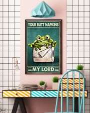 Your Butt Napkins My Lord Poster - Frog And Paper Funny Toilet Poster - Bathroom Wall Art Decor - No Frame Full Size 11''x17'' 16''x24'' 24''x36'' 11x17 Poster lifestyle-poster-6