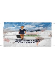 And She Lived Happily Ever After Face Mark - Face Mask For Flight Attendant - Flight Attendant Cloth face mask front