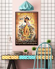Hawaii A Place Your Feet My Leave But Your Heart Will Always Be Poster - Poster For Hawaii Lovers - Hawaii Girl Vintage Retro Art Picture - No Frame 11x17 Poster lifestyle-poster-6