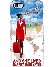 And She Lived Happily Ever After Phone Case - Phone Case For Flight Attendants - Flight Attendant Birthday Xmas Gift Phone Case i-phone-8-case