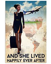 And She Lived Happily Ever After Poster - Poster For Flight Attendants - Flight Attendant Birthday Xmas Gift - Home Wall Decor - No Frame 11x17 Poster front
