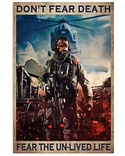 Don't Fear Death Fear The Unlived Life Poster - Home Wall Decor - No Frame Full Size 11''x17'' 16''x24'' 24''x36'' 11x17 Poster front
