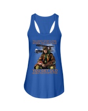 You Don't Stop Flying When You Get Old You Get Old When You Stop Flying Shirt - Shirt For Pilots - Pilot Birthday Xmas Gift Ladies Flowy Tank tile