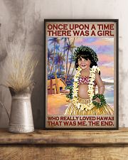 Once Upon A Time There Was A Girl Who Really Loved Hawaii That Was Me The End Poster - Hawaii Girl Vintage Retro Art Picture -Home Wall Decor-No Frame 11x17 Poster lifestyle-poster-3
