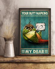Your Butt Napkins My Dear Poster - Bird And Paper Funny Toilet Poster - Wall Art Decor - No Frame Full Size 11''x17'' 16''x24'' 24''x36'' 11x17 Poster lifestyle-poster-3