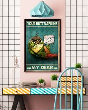 Your Butt Napkins My Dear Poster - Bird And Paper Funny Toilet Poster - Wall Art Decor - No Frame Full Size 11''x17'' 16''x24'' 24''x36'' 11x17 Poster lifestyle-poster-6