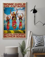 Some Girls Are Just Born With Aloha Spirit In Their Souls Poster - Poster For Hawaii Lovers - Home Decor - Wall Art - No Frame 11x17 Poster lifestyle-poster-1