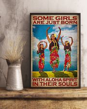 Some Girls Are Just Born With Aloha Spirit In Their Souls Poster - Poster For Hawaii Lovers - Home Decor - Wall Art - No Frame 11x17 Poster lifestyle-poster-3