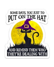 Some Days You Just To Put On The Hat And Remind Them Who They're Dealing With Sticker - Single (Vertical) front