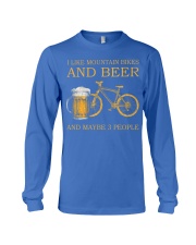 I Like Mountain Bike And Beer And Maybe 3 People Shirt - Sweatshirt Hoodie Long Sleeve Tank Top T-shirt Available - Size S To 6XL Long Sleeve Tee tile