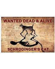 Wanted Dead And Alive Schrodinger's Cat Poster - Wall Art Decor - No Frame Full Size 11''x17'' 16''x24'' 24''x36'' 36x24 Poster front