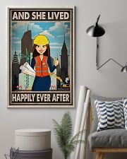 And She Lived Happily Ever After Poster - Engineer Vintage Art Picture - Wall Art Decor - No Frame Full Size 11''x17'' 16''x24'' 24''x36'' 11x17 Poster lifestyle-poster-1