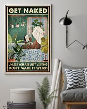 Get Naked Unless You Are Just Visiting Don't Make It Weird Poster - Funny Bathroom Poster - Bathroom Wall Decor - No Frame 11x17 Poster lifestyle-poster-1
