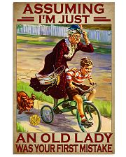 Assuming I'm Just An Old Lady Was Your First Mistake Poster - Wall Art Decor - No Frame Full Size 11''x17'' 16''x24'' 24''x36'' 11x17 Poster front