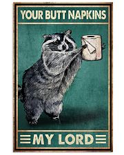 Your Butt Napkins My Lord Vintage Poster - Trash Panda and Paper Funny Toilet Poster - Bathroom Decor - Wall Art - No Frame 11x17 Poster front