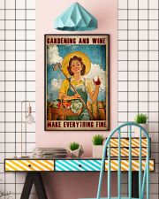Gardening And Wine Make Everything Fine Poster - Poster For Gardeners - Gardener Birthday Xmas Gift - Home Decor - Wall Art - No Frame 11x17 Poster lifestyle-poster-6