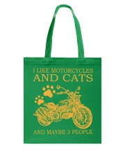 I Like Motorcycle And Cats And Maybe 3 People Shirt - Shirt For Motorcycle Lovers - Motorbike Lover Birthday Xmas Gift Tote Bag tile