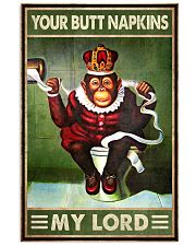 Your Butt Napkins My Lord Vintage Poster - Monkey And Paper Funny Toilet Poster - Bathroom Wall Art Decor - No Frame Full Size 11x17 16x24 24x36 11x17 Poster front