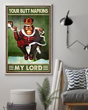 Your Butt Napkins My Lord Vintage Poster - Monkey And Paper Funny Toilet Poster - Bathroom Wall Art Decor - No Frame Full Size 11x17 16x24 24x36 11x17 Poster lifestyle-poster-1