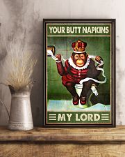 Your Butt Napkins My Lord Vintage Poster - Monkey And Paper Funny Toilet Poster - Bathroom Wall Art Decor - No Frame Full Size 11x17 16x24 24x36 11x17 Poster lifestyle-poster-3