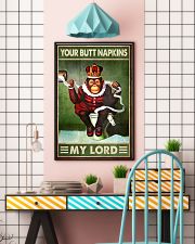 Your Butt Napkins My Lord Vintage Poster - Monkey And Paper Funny Toilet Poster - Bathroom Wall Art Decor - No Frame Full Size 11x17 16x24 24x36 11x17 Poster lifestyle-poster-6
