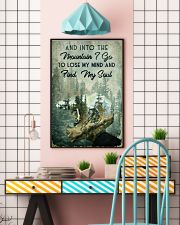 And Into The Mountain I Go To Lose My Mind And Find My Soul Poster - Cycling Poster - Poster For Cyclists - Home Decor - Wall Art - No Frame 11x17 Poster lifestyle-poster-6