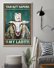 Your Butt Napkins My Lady Poster - Funny Toilet Poster - Bathroom Wall Art Decor - No Frame Full Size 11''x17'' 16''x24'' 24''x36'' 11x17 Poster lifestyle-poster-1